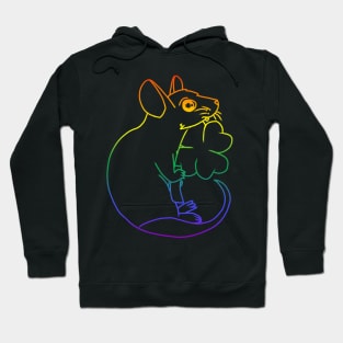 Lucky Clover Rat (Rainbow Version) Hoodie